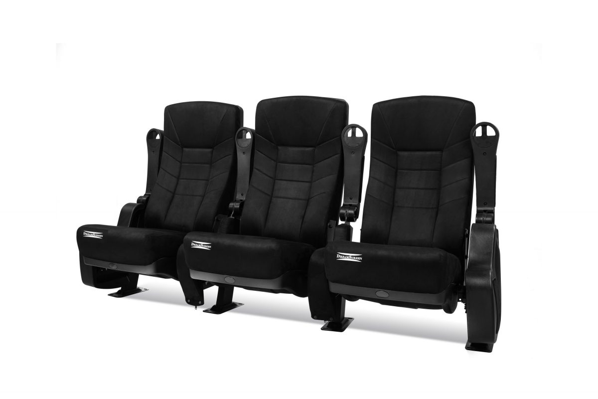 DreamScreen CINESEAT THEATRE MED TEXTILESHIELD BLACK FABRIC 3-SETER - Bilde 10