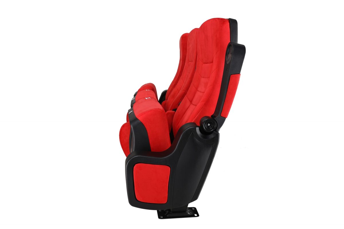 DreamScreen CINESEAT THEATRE MED TEXTILESHIELD RED FABRIC 3-SETER - Bilde 2