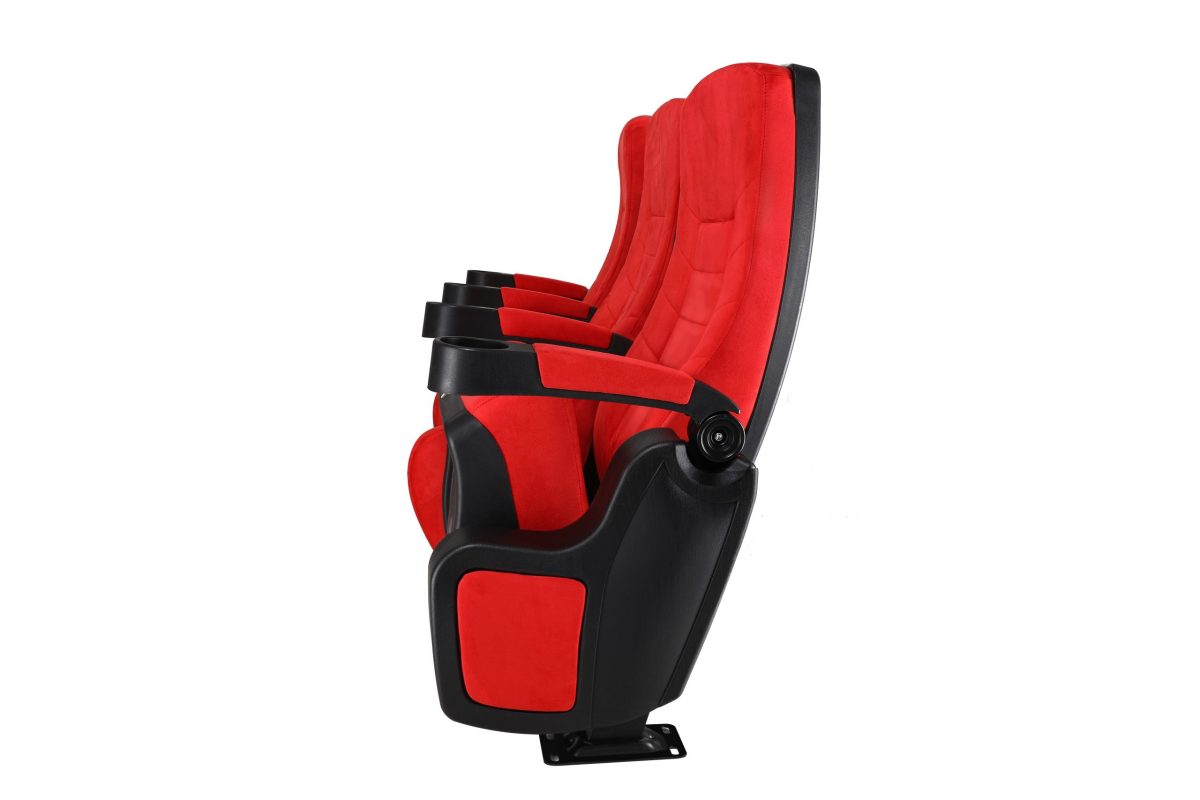 DreamScreen CINESEAT THEATRE MED TEXTILESHIELD RED FABRIC 3-SETER - Bilde 3