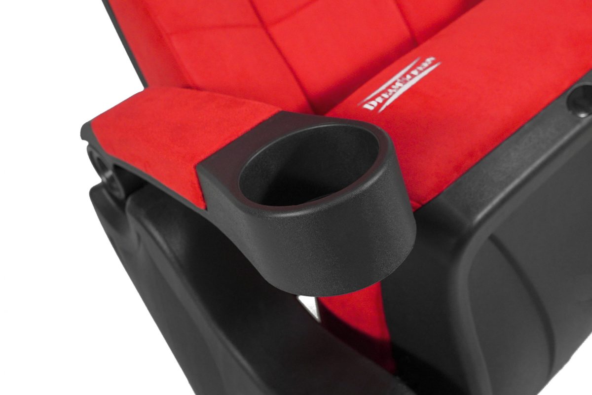DreamScreen CINESEAT THEATRE MED TEXTILESHIELD RED FABRIC 3-SETER - Bilde 18
