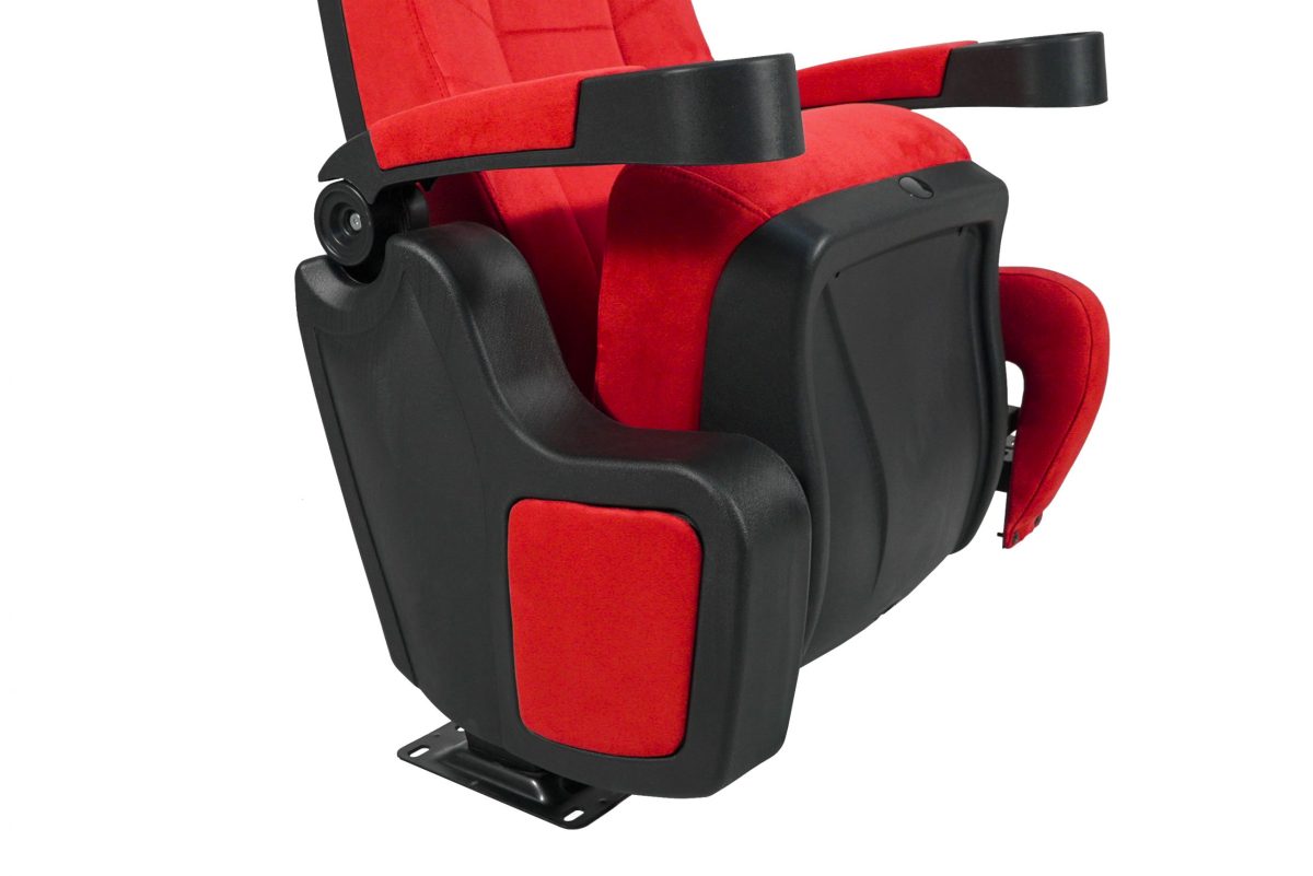 DreamScreen CINESEAT THEATRE MED TEXTILESHIELD RED FABRIC 3-SETER - Bilde 19