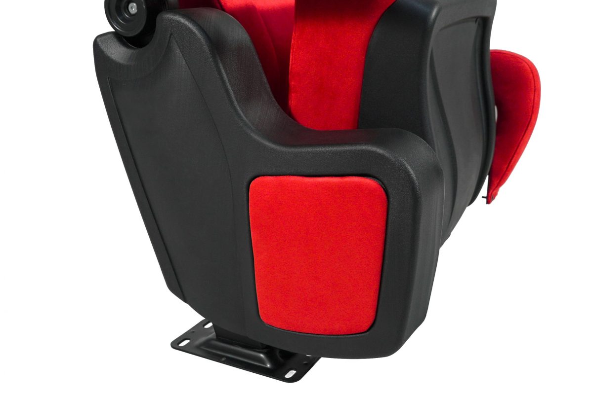 DreamScreen CINESEAT THEATRE MED TEXTILESHIELD RED FABRIC 3-SETER - Bilde 20