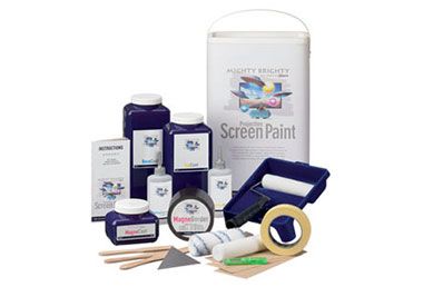 Mighty Brighty Multigain / Kontrast Kit for 11m2 vegg / 150" 16:9 usynlig lerret