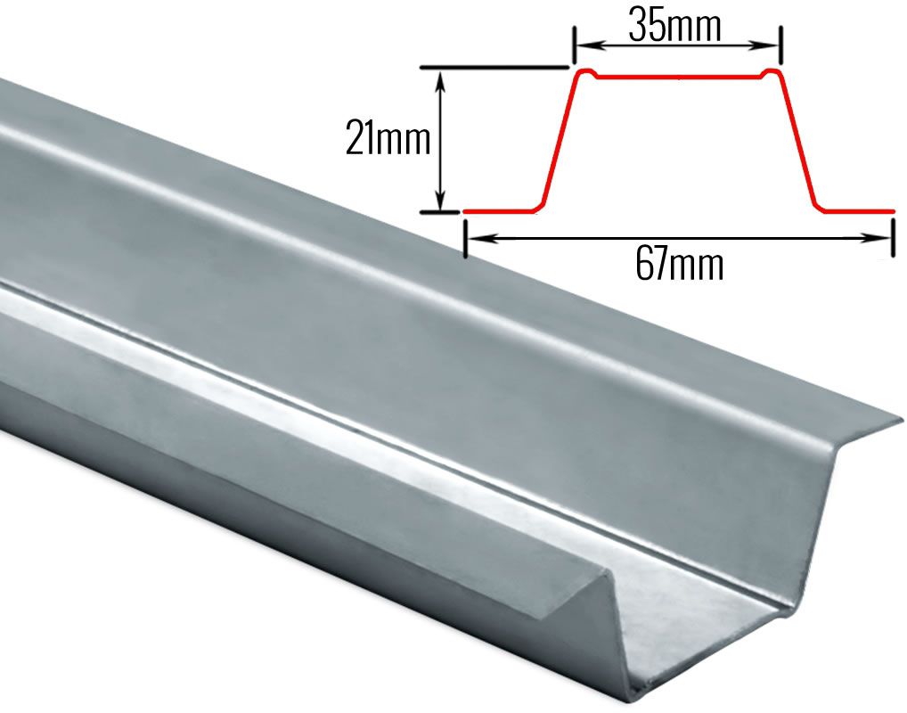 DreamScreen ProSilence Furring Channel for Wall and Ceiling Detachment 2m