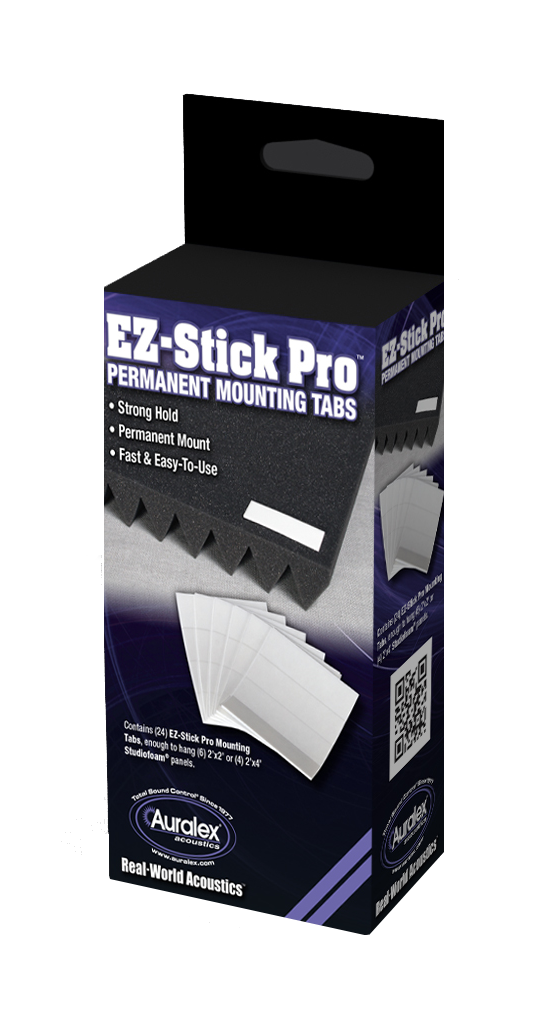 Auralex EZ-stick Pro Adhesive Mounting Tabs for akustikkplater 24stk tabs