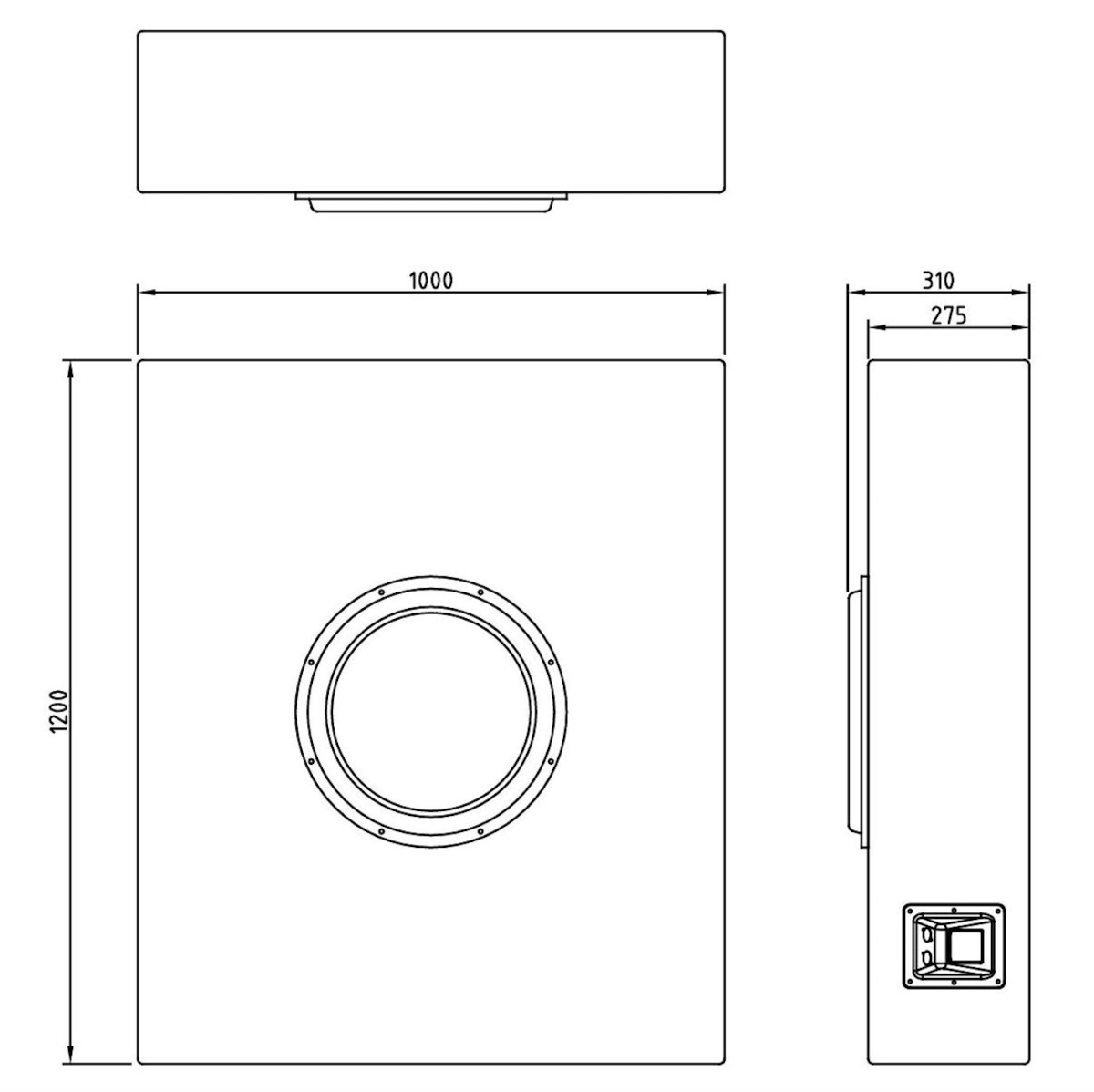 Alcons LFE18 18" PASSIV SUBWOOFER IKKE-PORTET - Bilde 4