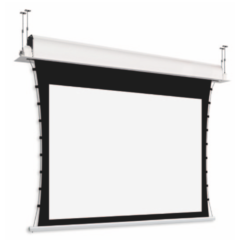 DreamScreen Invideo Tab In Ceiling Reference White / Grey 16:9 Custom Size