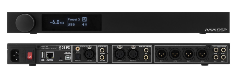 MINIDSP SHD DIRAC LIVE 2CH PREAMP OG STREAMER (ANALOG + DIGITAL)