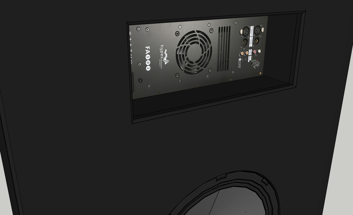 AVshop custom design subwoofer for 15" driver og Hypex amp PORTET -KUN KABINETT- - Bilde 3