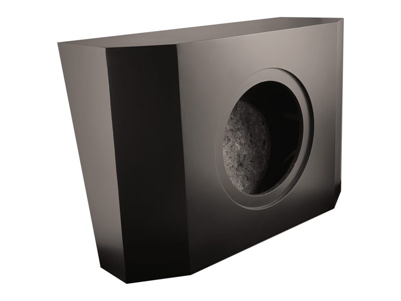 AVshop on-wall / on-ceiling kabinett for in-wall driver SORT -KUN KABINETT-