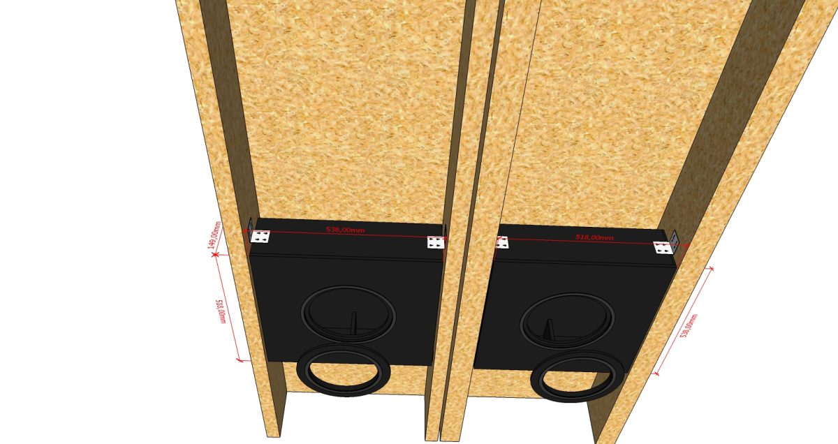 AVshop backbox in-wall / in-ceiling kabinett for in-wall driver STANDARD -KUN KABINETT- - Bilde 3