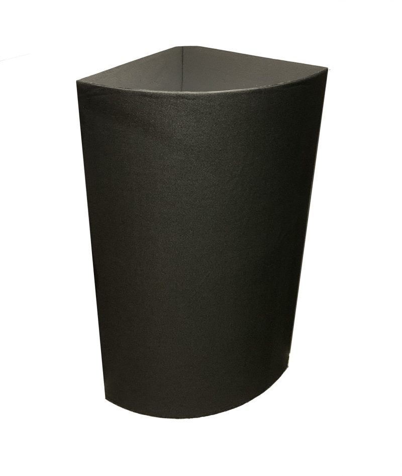 DreamScreen AcoustIQ MegaBassTrap Corner 50x50x120cm with 400Hz Membrane Black 1stk