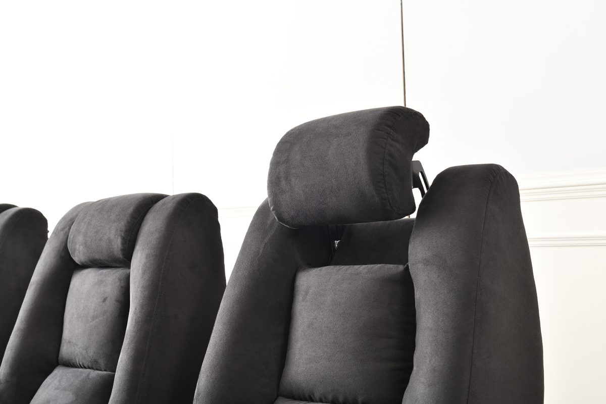 DreamScreen CineSeat ProMotor v4 Ekstrastol til 3-seter TextileShield Mikrofiber Sort - Bilde 7