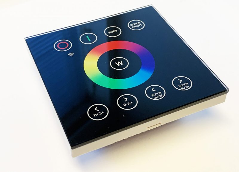 Touch fjernkontroll for veggmontering til MK-428RGBT, MK-630RGBT og MK-790RGBWT