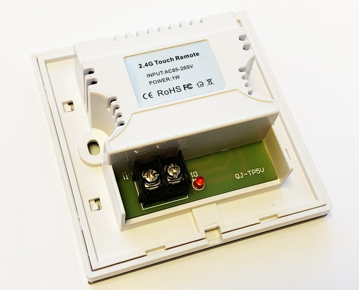 Touch fjernkontroll for veggmontering til MK-428RGBT, MK-630RGBT og MK-790RGBWT - Bilde 2