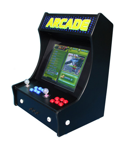 OEM Arcademaskin Bartop med 21,5" skjerm og Raspberry Pi 4 computer m. 128GB lagring -DEMO-