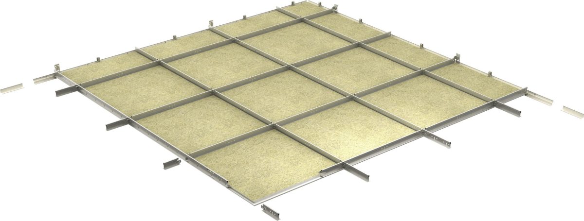 Rockfon Chicago Metallic Tverrprofil T24 sort 120cm 45stk - Bilde 5