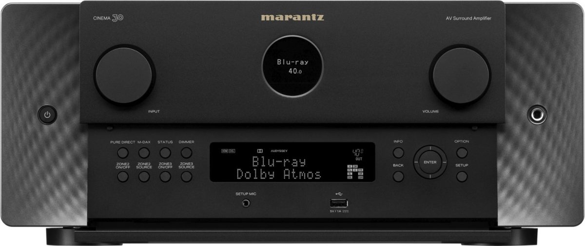 MARANTZ CINEMA 30 11.4 (13.4) ATMOS/ DTS-X SURROUND RECEIVER 11X140W 8K HDMI 2.1 SORT - Bilde 2
