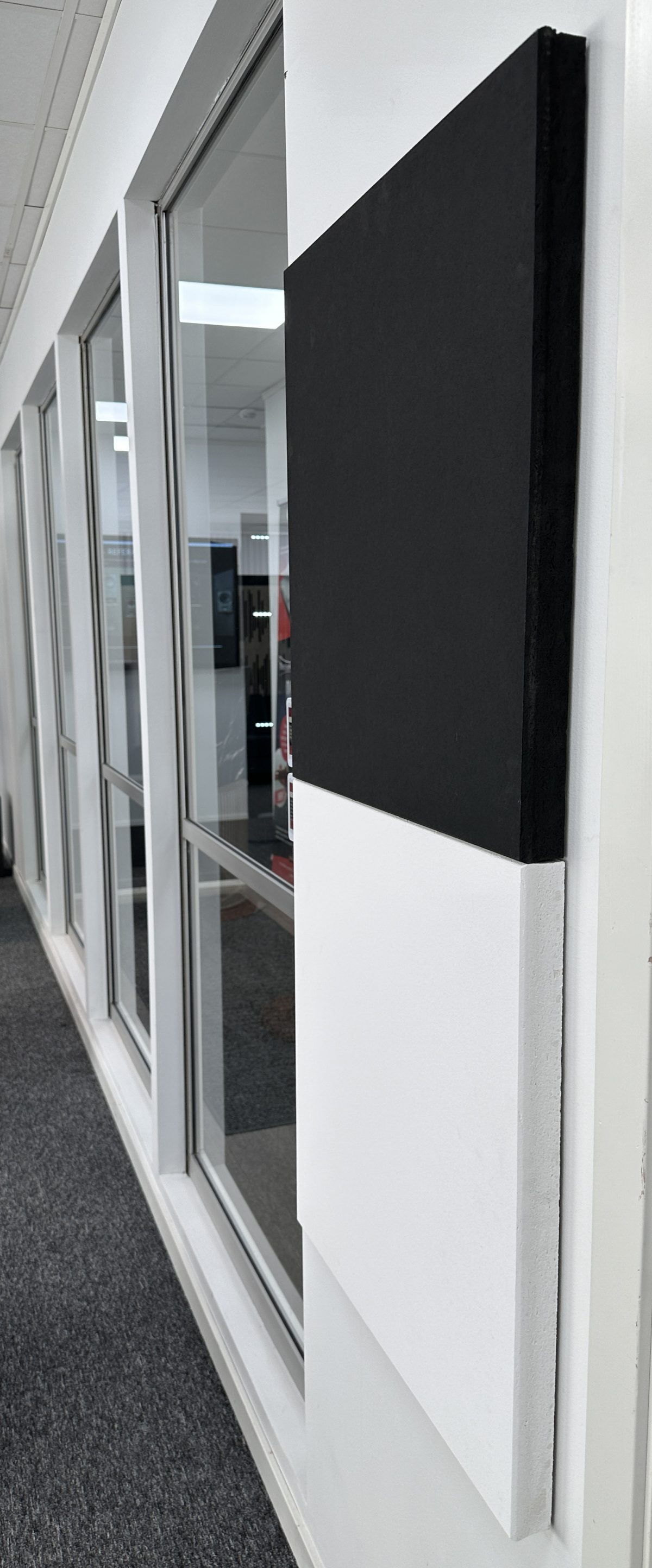 Rockfon Color-all Charcoal / sort Fiberabsorbant 60x60x4cm 1stk - Bilde 3