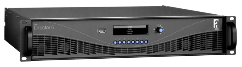 Alcons Director6 8x750W Effektforsterker sort